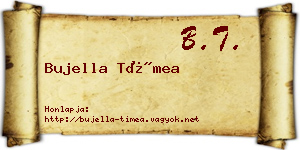 Bujella Tímea névjegykártya